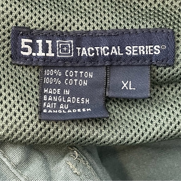 5.11 Tactical Short Sleeve Shirt Size XL - Picture 5 of 6